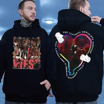 Rapper Kanye West Donda Grafickým Kapucňou, pánske, dámske Módne Hip Hop Vintage Mikiny Harajuku Streetwear Fleece Pulóver