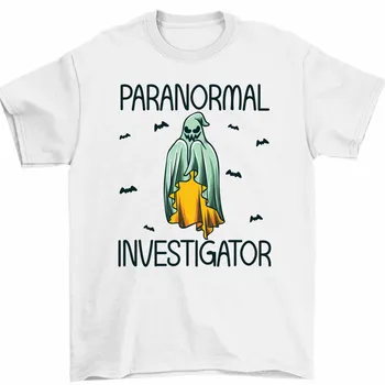 Paranormálne Vyšetrovateľ T-Shirt Ghost Lov Halloween Čaj