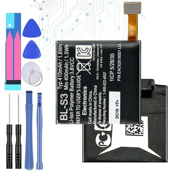 BL-S3 410mAh Vysoko Kvalitné Náhradné Sledovať Batéria Pre LG G Sledovať R W110 W150 Sledovať Batérie