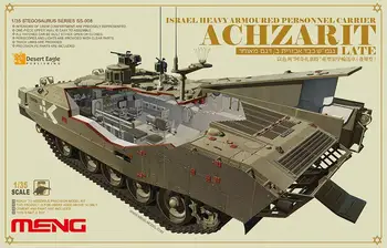 Meng Model v Mierke 1/35 SS-008 Izrael Ťažký obrnený transportér Achzarit Neskoro Výroby Modelu Auta