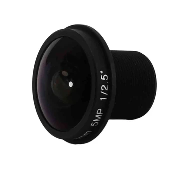 HD Fisheye Cctv Objektív 5MP 1.8 Mm M12x0.5 Namontujte 1/2.5 F2.0 180 Stupňov Pre Video Dohľad Kamery Cctv Šošovky