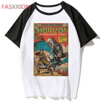 Horizont Zakázané Západ letné top muž bežné estetické pár vintage streetwear t-shirt oblečenie harajuku kawaii vintage