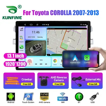 13.1 palcov autorádia Pre Toyota COROLLA 2007 2008 -13 Auto DVD, GPS Navigácie Stereo Carplay 2 Din Strednej Multimediálne Android Auto