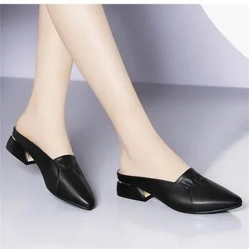 Cresfimix Sapatos Femininas Ženy Módne Sladké Svetlo Hmotnosti Black Pohodlie Sklzu na Námestí Päty Topánky pre Office & Party A1473