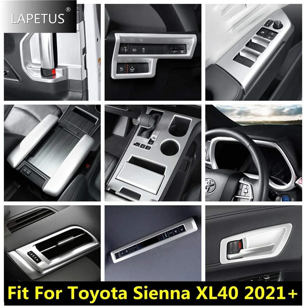 Radenie Panel / Head Light / Handel Misy / Panel Rám, Kryt Výbava Pre Toyota Sienna XL40 2021 - 2023 Doplnky Interiéru